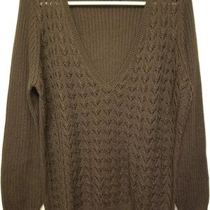 CLEARANCE - The Limited V-Neck Wool Pullover Sweater